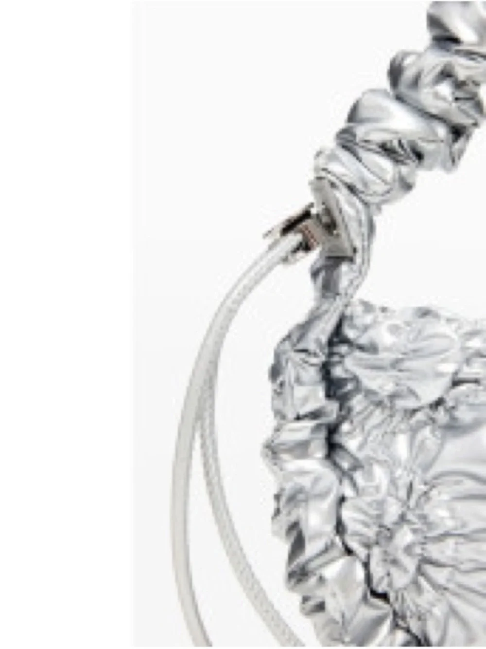 Desigual Metallic Silver Shoulder Bag